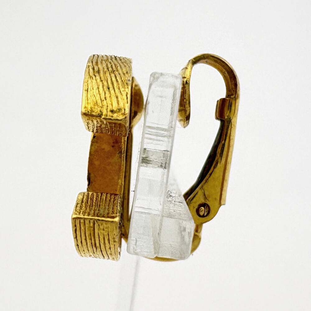 Chanel Cc Logo Clip-On Earrings Metal #250026C73B - Picture 2 of 4